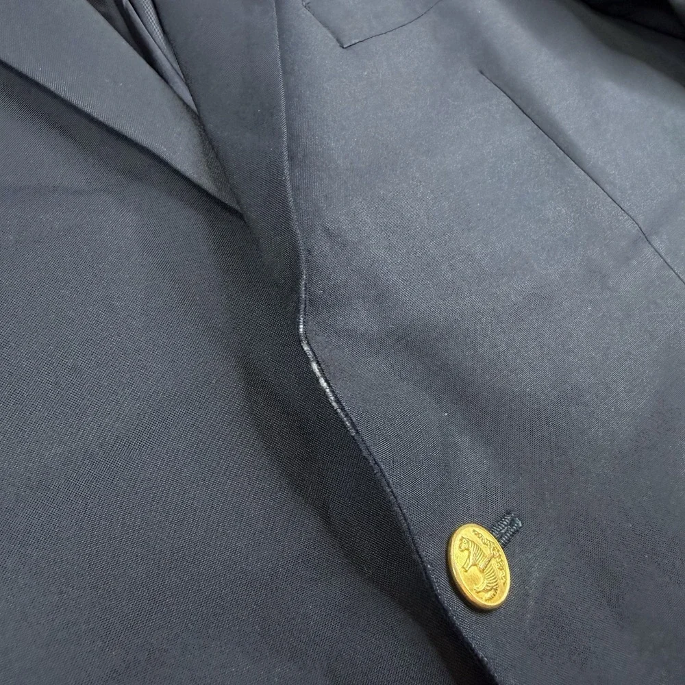Brooks Brothers Loro Piana Wool 1818 Madison Gold Buttons Blazer Jacket Mens 40R